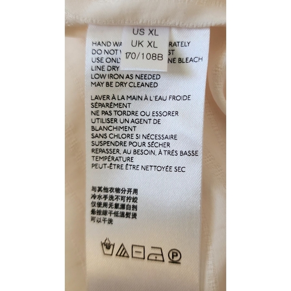 New Anthropologie Women's Surplice Top Cream Size XL - Picture 4 of 6